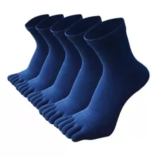 5 Pares De Calcetines Deportivos Para Hombre Con Cinco Dedos