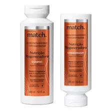  Combo Match Nutrição Regeneradora: Shampoo + Condicionador