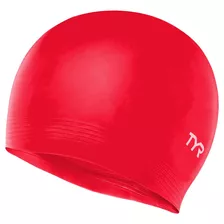 Gorro De Natación Tyr Latex, Rojo