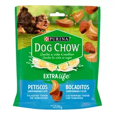 Petisco Para Cães Filhotes Banana E Leite Purina Dog Chow Extra Life Pouch 75g