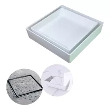 Ralo 10x10 Oculto Tela Invisivel Sifonado Piso, Porcelanato