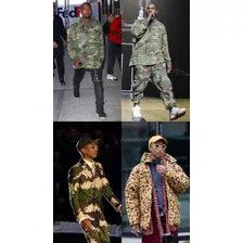 Sweater Camo Oversize Pharrel Williams Kanye West Yeezy Bape