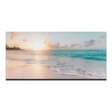 Quadro Decorativo Sala Paisagem Praia 170x90 Muito Grande