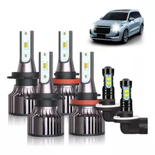 Kit De Farol Led 11000lm Série Hyundai De Farol Alto E Baixo