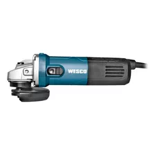 Esmerilhadeira Angular Wesco Ws4700 De 60 hz Azul-turquesa 850 W 127 V + Acessório