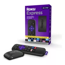 Roku Express 3930 Padrão 32mb Preto Com 512mb De Memória Ram