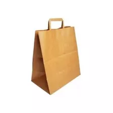 Bolsa Papel Kraft Manila Con Manija 34*17*48cm Pack X 10 Un