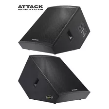 Caixa Retorno Monitor Attack Vrm1220 Vrm 1220 Passivo 200w Cor Preto