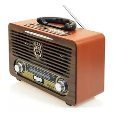 Parlante Portatil Bluetooth Radio Retro Cmik-mk115bt