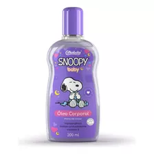 Óleo Corporal Infantil Cottonbaby Snoopy Hora De Ninar 200ml