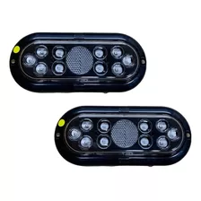 Par Lanterna Led Carretinha Reboque Fazendinha / Moto / Jet 