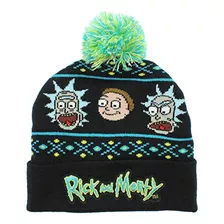 Gorro Oficial De Rick And Morty -con Pompón