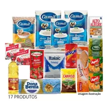 Cesta Básica Alimentos Qualidade Completa 17 Produtos