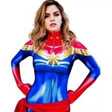 Disfraz Capitana Marvel Cosplay Anime Manga Captain Danvers