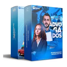 Pack Canva Advogados Editável 200 Artes + Legendas 