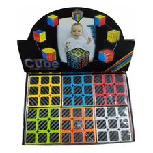 Cubo Mágico Caixa Com 6 Unidades 3×3×3 Arbon Black