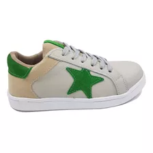 Zapatillas Urbanas De Mujer De Cuero Moda Zgi210