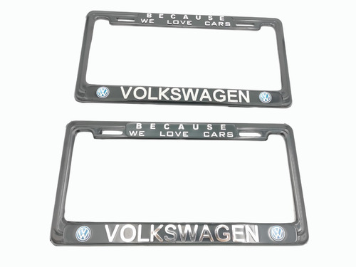 Par De Porta Placas Vw Jetta Golf Gol Polo Lupo Vento Bora Foto 4