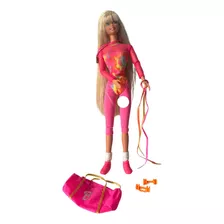 Boneca Barbie Ginasta Antiga 80 90 