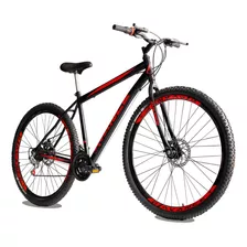 Bicicleta Aro 29 Avance Urban 21v Freio A Disco Aço Carbono Cor Vermelho