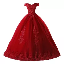 Vestido De Quinceañera Elegante Dulces Flores Y Encaje Lindo