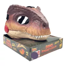 Mascara Marrom Dinossauro Ataque Furioso C/ Som Zoop Toys