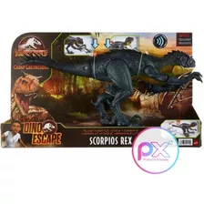 Jurassic World Scorpios Rex Dino Escape Sonido Y Movimientos