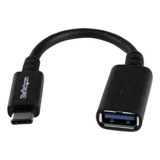 Adaptador Usb-c A Usb-a 15cm Startech Color Negro