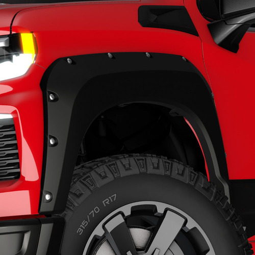 Juego Fender Flares Caja Corta Chevrolet Silverado1500 22-23 Foto 4