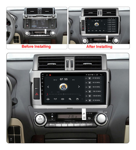 Estreo 2+32g Para Toyota Prado 2013-2017 Cmara Wifi Gps Foto 2