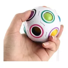Cubo Mágico Raibow Ball Moyu Puzzle Alivio Do Stress Jiehui Cor Da Estrutura Colorido
