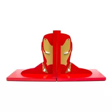 Aparador Suporte Porta Livros Homem De Ferro Iron Man Vingadores The Avengers Marvel Cor Vermelho