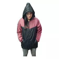 Campera Rompeviento Mujer Impermeable Over Size Con Capucha