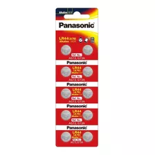 Pila Panasonic Tira 10 Lr44 Ag13 A76 Lr1154 Sr44 357