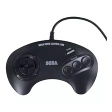 Controle Joystick Tectoy Megadrive 3 Botones Preto