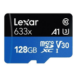 Tarjeta De Memoria Lexar Lsdmi128bb-633a  High-performance 633x Con Adaptador Sd 128gb