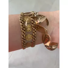 Brazalete 18 Kilates Signos Del Zodiaco