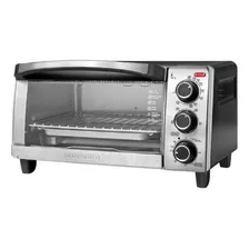 Horno Eléctrico Black+decker To1755 Convección 4 Rebanadas Color Plateado/negro