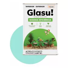 Tinta Acrílica Parede Máxima Eficiência 18l Glasu / Suvinil Cor Verde Piscina