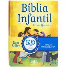 Bíblia Infantil (letras Grandes) (edição Comemorativa), De Todolivro. Editora Sbn, Capa Dura Em Português, 2023