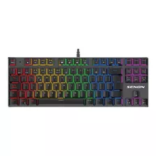 Teclado Gamer Mecanico Luz Rgb Gaming Pc Español Cuo