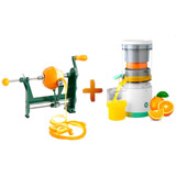 Pelador D Metal D Naranja + Exprimidor D Naranjas Recargable
