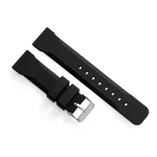 Pulseira Silicone 22mm Borracha Macia Lisa Para Relógio