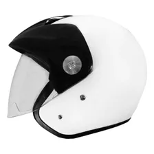 Casco Zeus 507 Op Blanco Brillante Visor Transparente