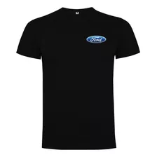 Polera Estampada Ford 100% Algodón