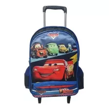 Mochila Carros Escolar Rodinhas Relampago Mcqueen Infantil