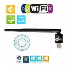 Adaptador Usb Wifi Con Antena Para Mayor Alcance 