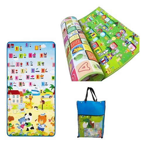 Tapete Infantil Termico Impermeavel Dupla Face Bebe Educativ
