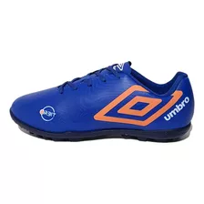 Chuteira Umbro Society Soccer Shoes Orbit Royal/ Larj/ Brco