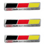 Insignia Emblema Supercharged Audi 2 Unidades Metalicos  Audi A6